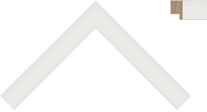 20mm Flat smooth matt white