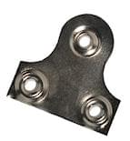 38mm Chrome Picture plate ( x 2 )