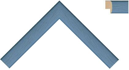 22mm Rounded edge matt grain blue