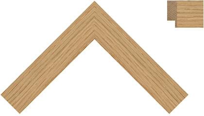 29mm Flat oak slight chamfered edges