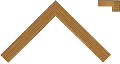 20mm Flat grain oak veneer chamfered edges