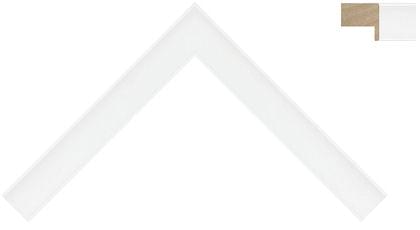 20mm Flat smooth matt white