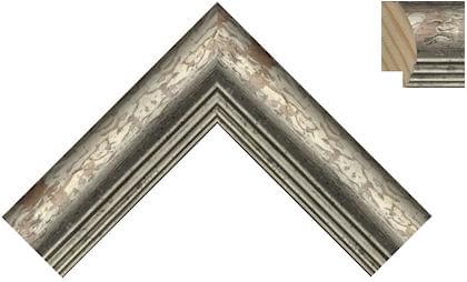40mm Bright silver copper burnish, black back