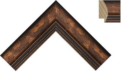 40mm Bright copper burnish, black back