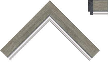30mm Pewter with a bright silver line ( c )