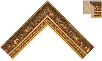 35mm Muscat baroque style dark gold