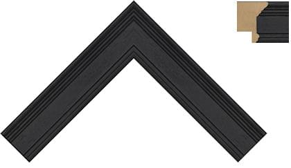 30mm Painted grain reverse step black