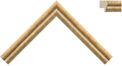 20mm Pale and dark aged gold burnish