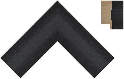 50mm Painted grain black with center indent