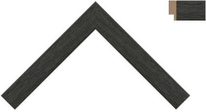 20mm ' Rough ' very dark brown driftwood with slight rounded edges