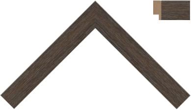 20mm ' Rough ' dark brown driftwood with slight rounded edges