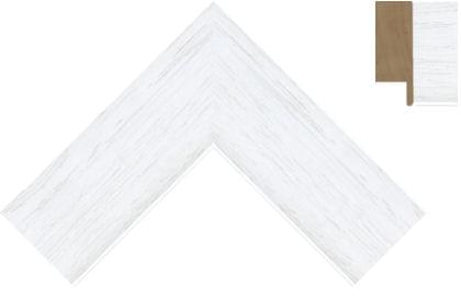 48mm Flat painted grain white