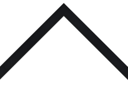 20mm Flat smooth black