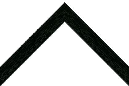 30mm Flat painted grain black