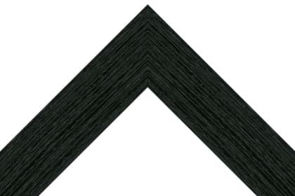 54mm Rustic painted grain black