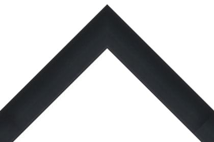40mm Smooth rounded black