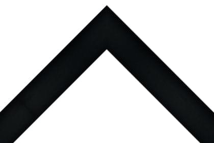 40mm Flat smooth black