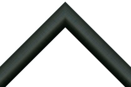 38mm Reverse curve hessian black ( c )