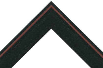 50mm Painted grain black with oxide indented backline