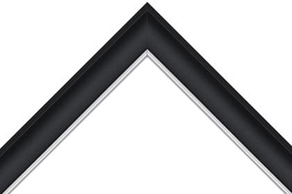 36mm Smooth reverse black silver line