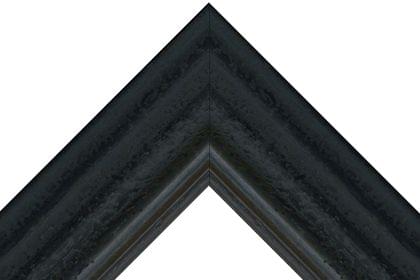 68mm Matt ' Ogee' black burnish over faint dark coppper
