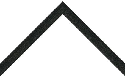 25mm Deep painted black
