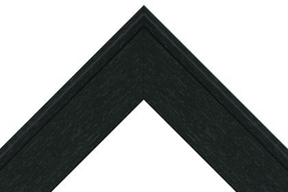 50mm Black grain with raised step detail