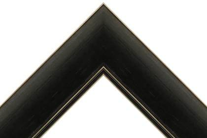55mm Lacquered ' Shabby chic ' black