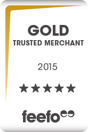 Feefo Gold Trusted Merchant Badge