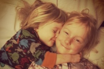 Sisterly love! by Helen Edwards