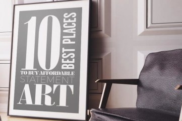 Top 10 websites for affordable wall art