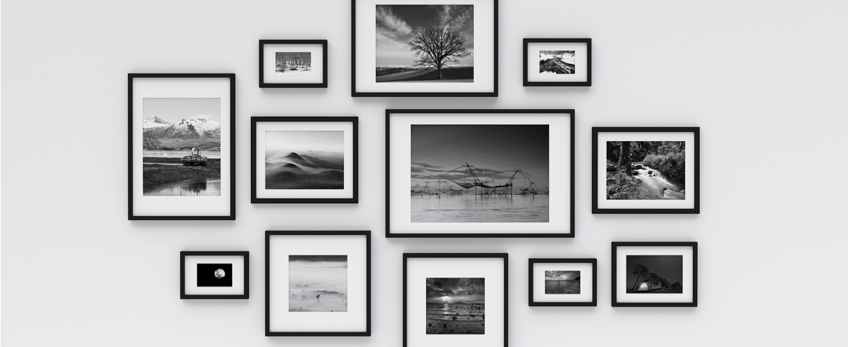 Black Frames Header Picture Frames Express