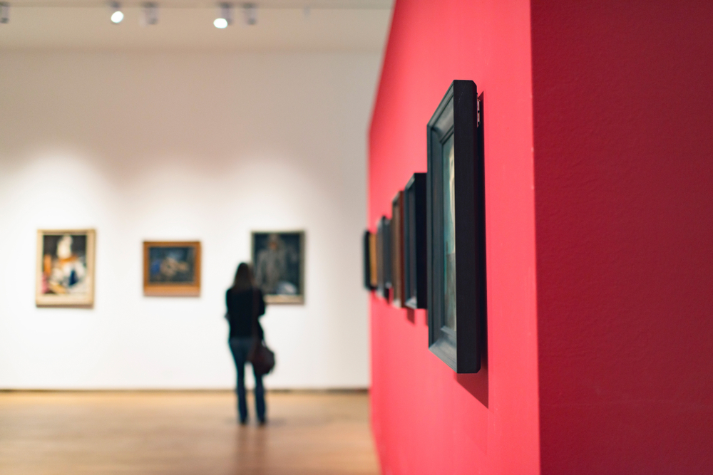 ornate picture frames can be found in most museums and art galleries