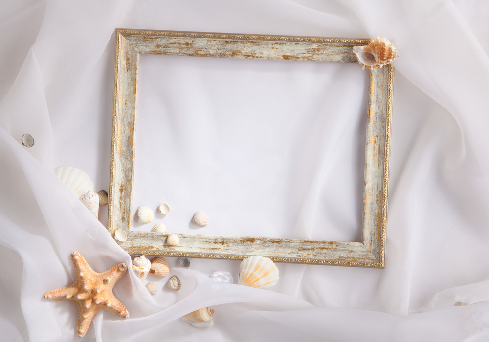 Picture frame and shells