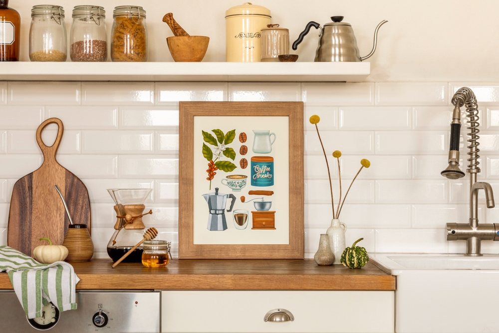 Different Ways To Display Art In Your Kitchen