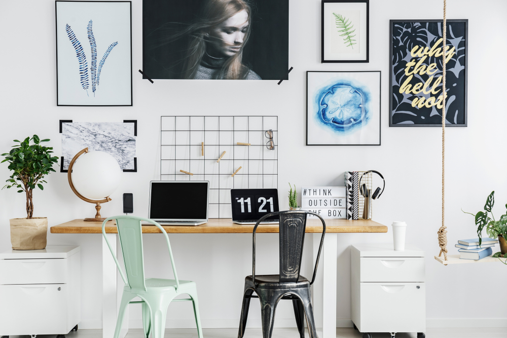 Home Office Gallery Wall
