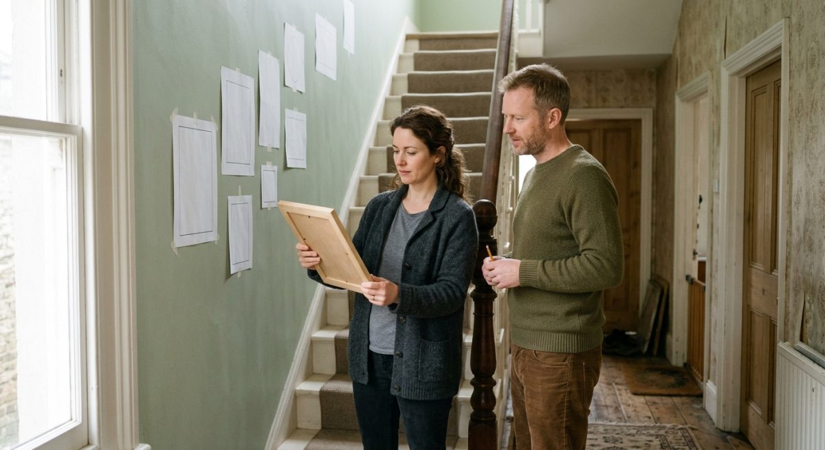 How to Plan and Measure a Staircase Gallery Wall