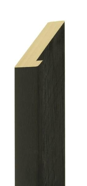 33mm Flat painted grain black