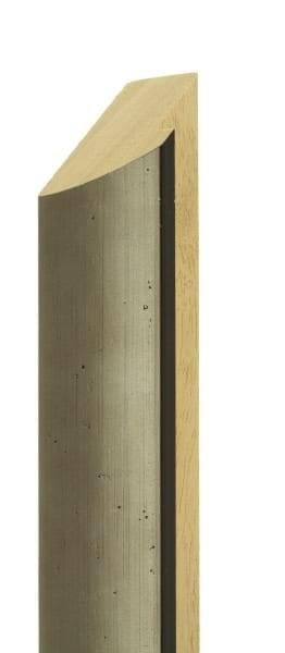 37mm Sloped silver pewter