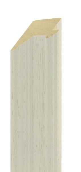 52mm Painted grain reverse step matt white