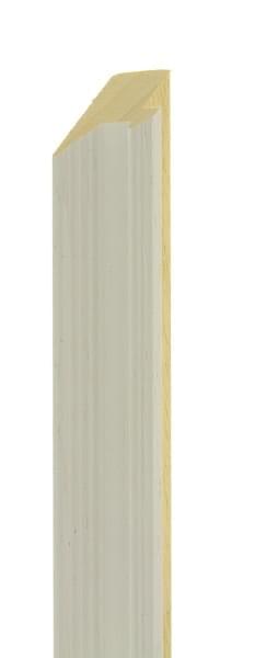 30mm Painted grain reverse step matt white