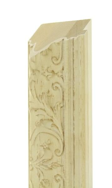 75mm Savona painted antique cream (high pattern)