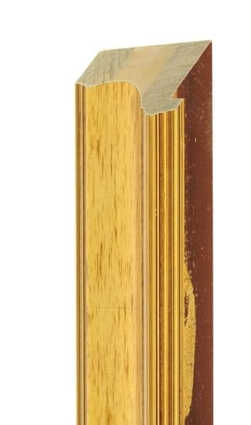 75mm Antique gold with faint join line gold leaf