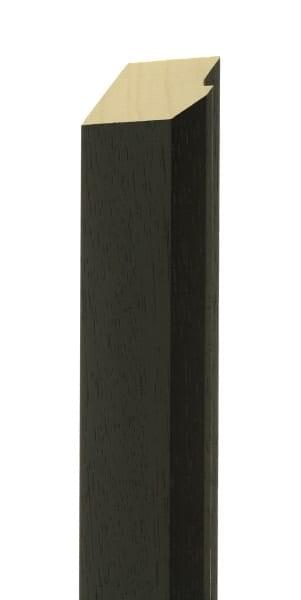 45mm Painted grain black