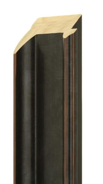 70mm Laquered ebony with faint oxide lines and grain