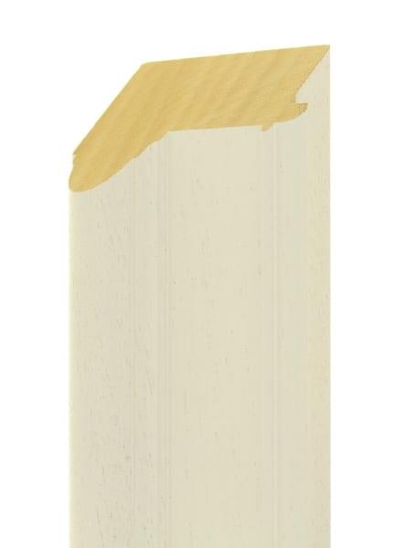 95mm Painted grain reverse step white