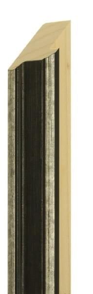 30mm Medici black and silver scoop black back edge