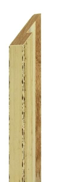 19mm Dark cream over brown shabby chic crackle