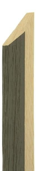 18mm Dark grey painted grain driftwood