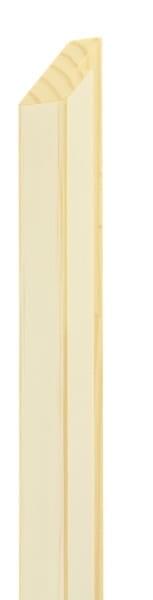 20mm Flat painted white over pine